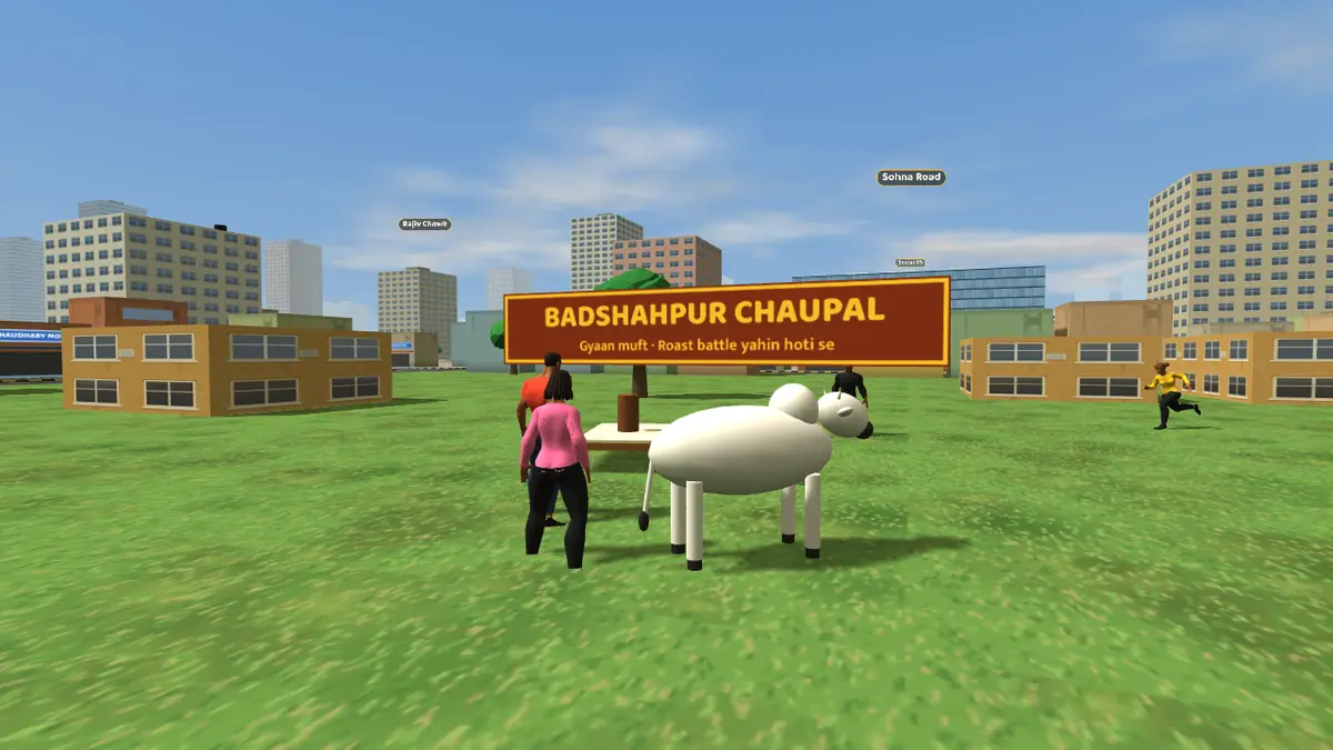 The village chaupal in Badshahpur, Gurugram Life