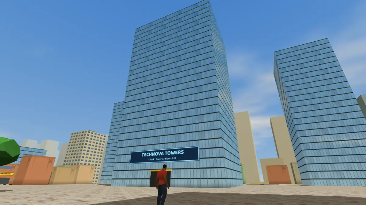 Glass office towers of DLF Cyber City in Gurugram Life