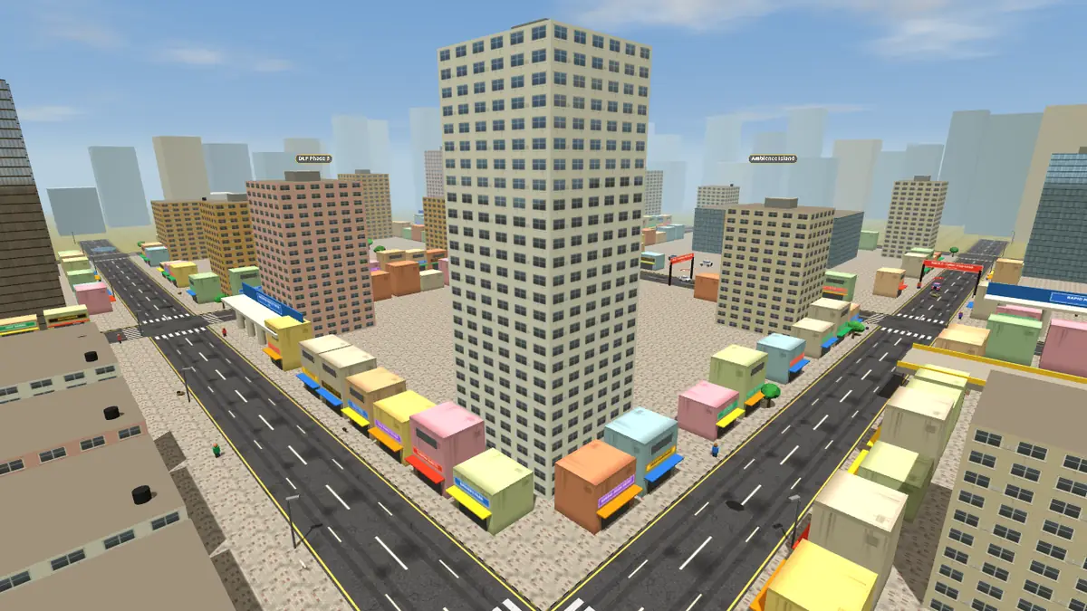 Aerial view of Huda City Centre on the Gurugram Life game map