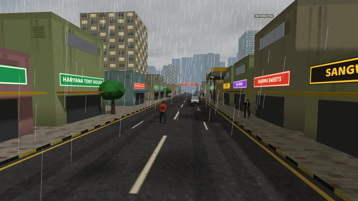 Heavy rain at Huda City Centre in Gurugram Life