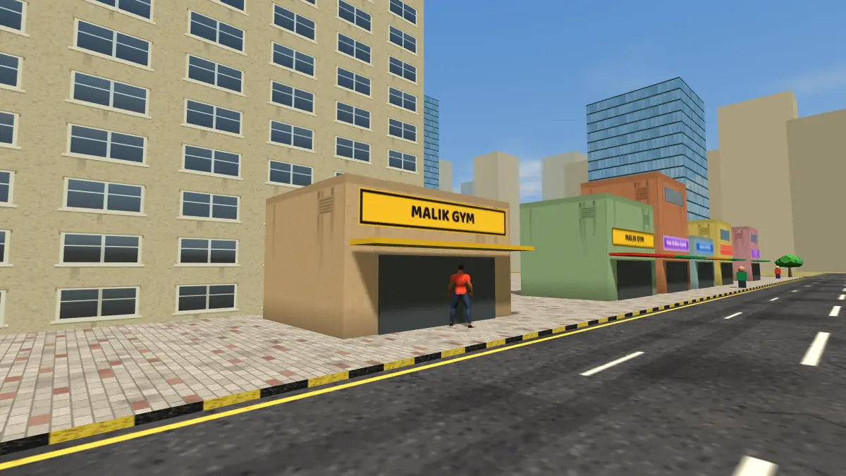Street scene in Sikanderpur, Gurugram, in the Gurugram Life game